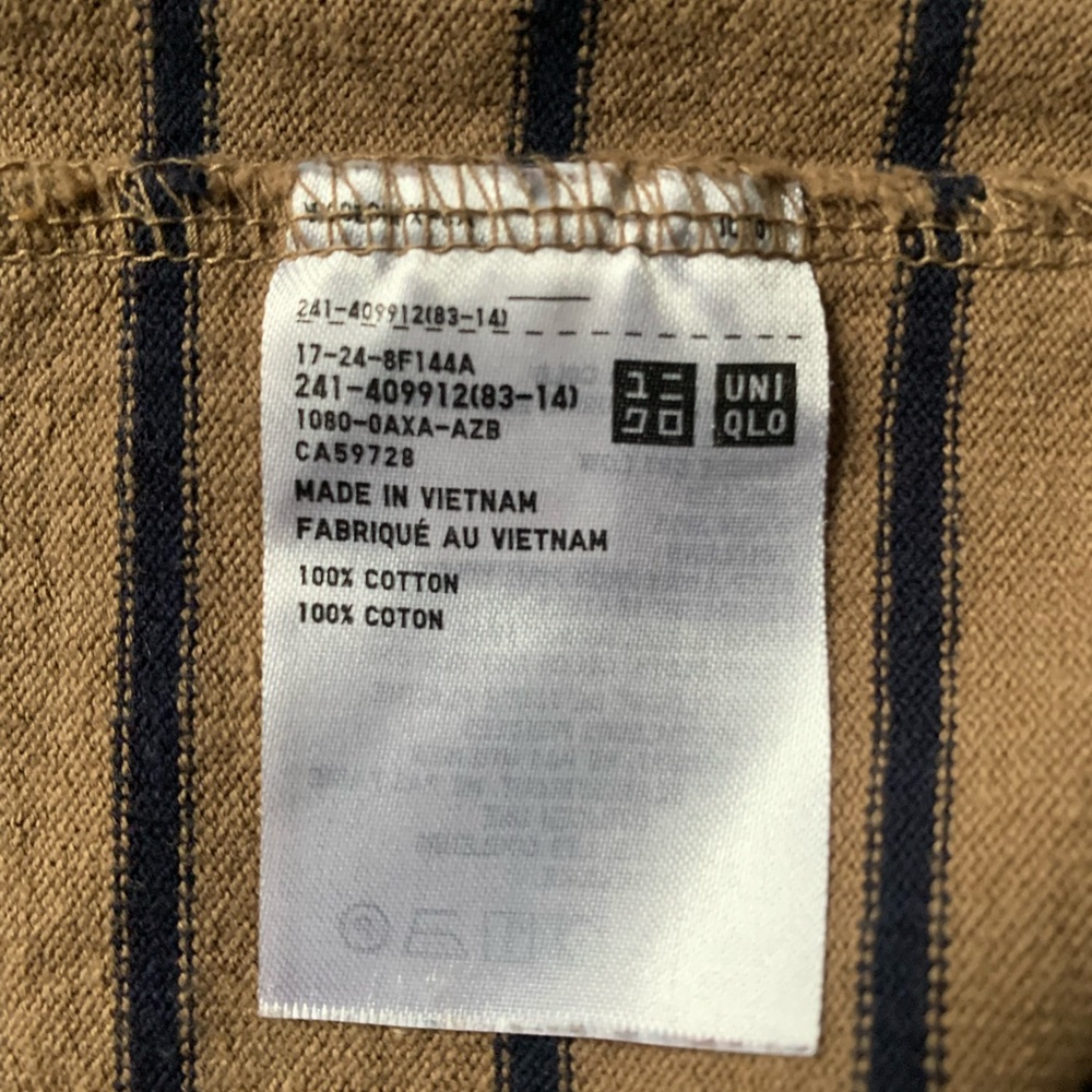 UNIQLO striped boat neck long-sleeved T-shirt - Picture 3 of 4